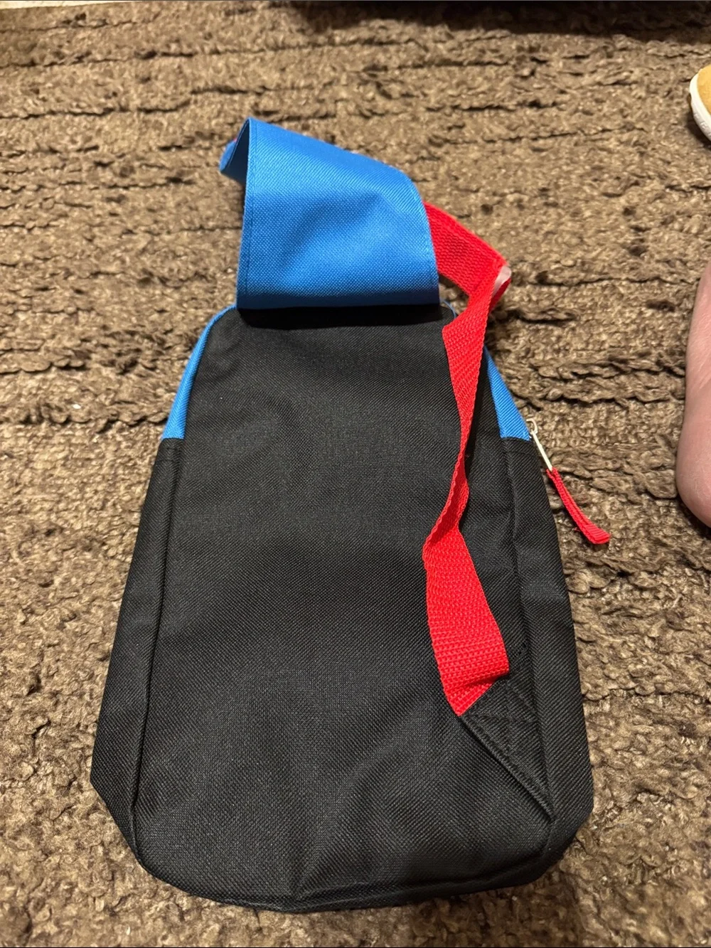 Super Mario Kids Blue and Red Sling Backpack